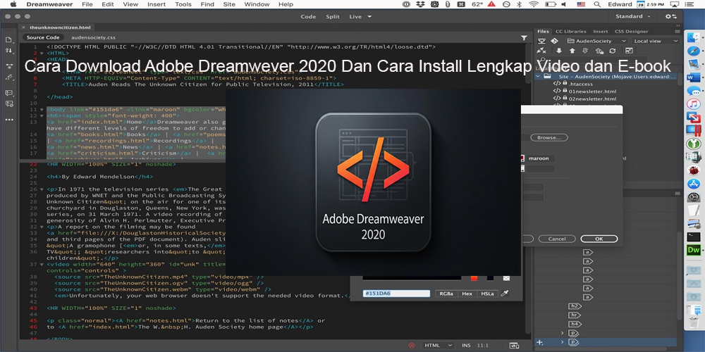 ADOBE DREAMWEAVER 2020