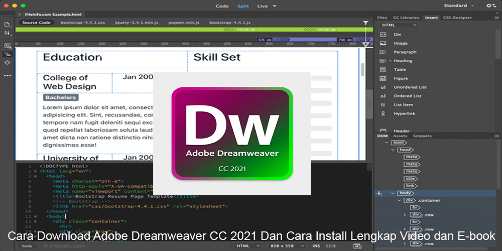 ADOBE DREAMWEAVER CC 2021