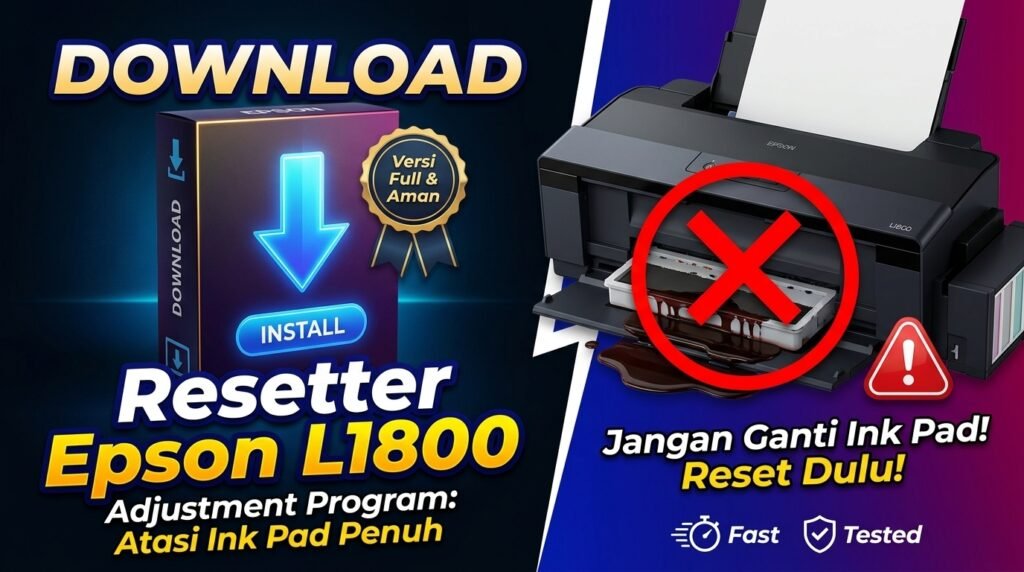 Resetter Printer Epson L1800